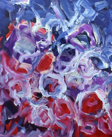Pittura intitolato "Untitled 2" da Peppeluciani, Opera d'arte originale, Olio