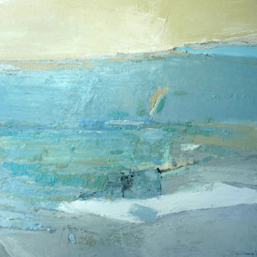 Peinture intitulée ""Contrée d'aucun Ho…" par Denis Bi Assira, Œuvre d'art originale, Acrylique Monté sur Châssis en bois