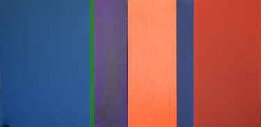 Pittura intitolato "Confini cromatici" da Raffaele Iannone, Opera d'arte originale, Acrilico