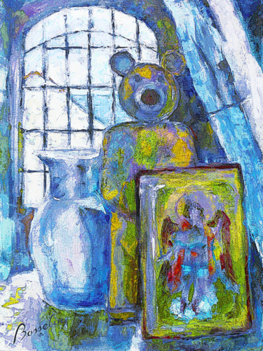 Arts numériques intitulée "oursikon II" par Bosselin, Œuvre d'art originale, Travail numérique 2D