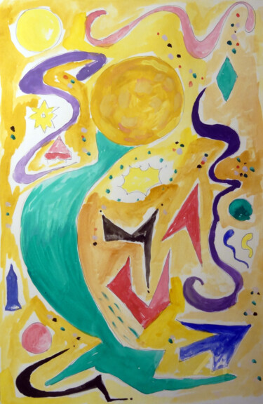 Peinture intitulée "50° Anniversario de…" par Aurelio Nicolazzo, Œuvre d'art originale, Aquarelle