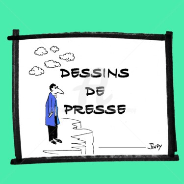 Dessin intitulée "COUVERTURE ALBUM DE…" par Jean-Marc Philippe (Jimpy), Œuvre d'art originale, Marqueur