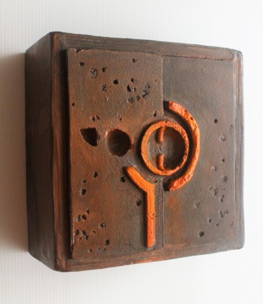 Sculpture titled "Hidden Codes C3C" by Jenny Hee, Original Artwork, Concrete