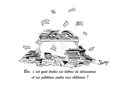 Dessin intitulée "PETITIONS" par Jean-Marc Philippe (Jimpy), Œuvre d'art originale, Marqueur