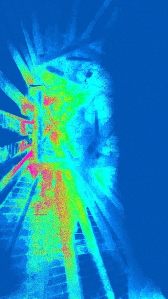 Photographie intitulée "dans-la-lumiere.jpg" par Mysane, Œuvre d'art originale, Photographie manipulée