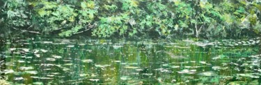 Pluie sur l’étang