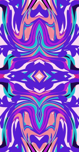 Digital Arts titled "Twilight Stamp" by Peter Jalesh, Original Artwork, Digital Painting