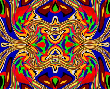 Digital Arts titled "Protruding lights" by Peter Jalesh, Original Artwork, Digital Painting