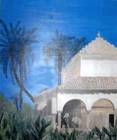 绘画 标题为“Maison Andalouse” 由Patrick Joosten, 原创艺术品, 油