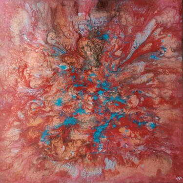 Peinture intitulée "Explosion" par Thierry Blanc (T3L), Œuvre d'art originale, Émail