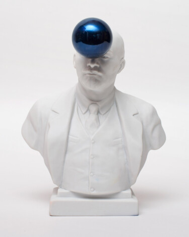 Oleksandr Balbyshev "Lenin With Gazing Ball" Sculpture titled "Oleksandr Balbyshev…" by Oleksandr Balbyshev, Original Artwork, Ceramics
