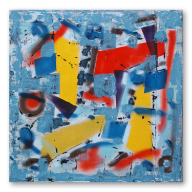 Peinture intitulée "Le Rayol" par Juliette Gallas, Œuvre d'art originale, Acrylique Monté sur Châssis en bois