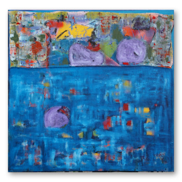 Peinture intitulée "Les trois brigands" par Juliette Gallas, Œuvre d'art originale, Acrylique Monté sur Châssis en bois