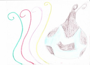 Dibujo titulada "ARTD100 JARRONONDUL…" por Ro Model, Obra de arte original, Lápiz