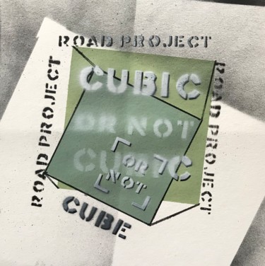 Peinture intitulée "Road Project - Vari…" par Cubic Or Not Cubic, Œuvre d'art originale, Pochoir