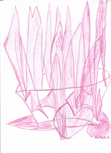 Dibujo titulada "ART31 ESPIRITU DEL…" por Ro Model, Obra de arte original, Lápiz