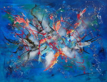 Peinture intitulée "Plaisir" par Gilbert Morales, Œuvre d'art originale, Acrylique