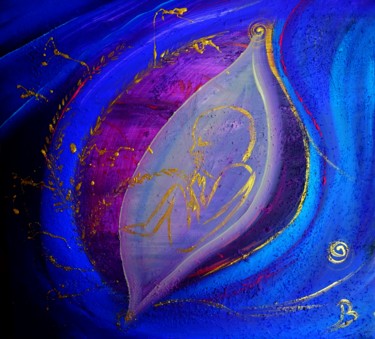 Ne m'oubliez pas Peinture intitulée "Ne m'oubliez pas" par Jérôme Bonnet, Œuvre d'art originale, Acrylique