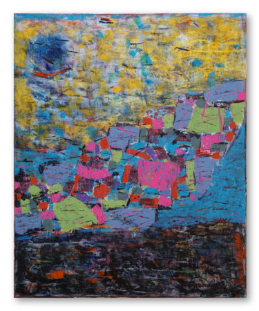 Peinture intitulée "Ragtime" par Juliette Gallas, Œuvre d'art originale, Acrylique Monté sur Châssis en bois