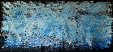 Cold wind.208x101 cm.XXL size. 绘画 标题为“Cold wind.208x101 c…” 由Thierry Vobmann, 原创艺术品, 丙烯