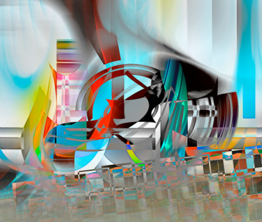 Arte digital titulada "Benidorm" por Decolorado, Obra de arte original, Pintura Digital