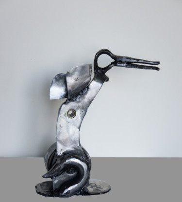 雕塑 标题为“Paré (sculpture)” 由Jean-Luc Lacroix (JL LACROIX), 原创艺术品, 金属