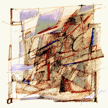 Arts numériques intitulée "CCVMVJ Glagau" par Bosselin, Œuvre d'art originale, Travail numérique 2D