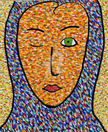 Peinture intitulée "Cinq" par Guillaume Lhopital, Œuvre d'art originale, Acrylique