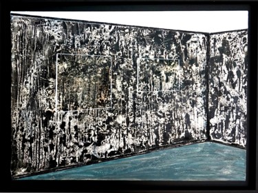 Zu Gast bei Franz West und Tamuna Sirbiladze Peinture intitulée "Zu Gast bei Franz W…" par Gerhard Knolmayer, Œuvre d'art originale, Huile