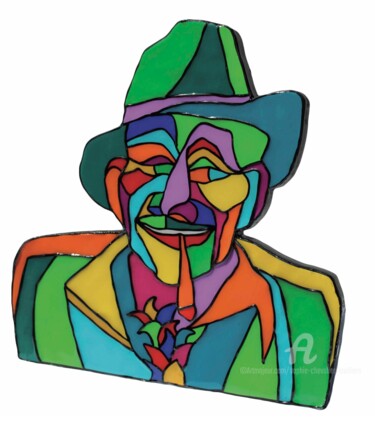 Sculpture titled "CHICLÉ" by Sophie Chevallier - Lavilliers, Original Artwork, Resin