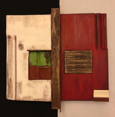 Collages titled "Salvage" by Jenny Hee, Original Artwork, Collages