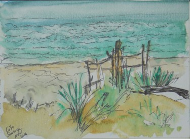 Dessin intitulée "Dessin carnet de vo…" par Patrick Nevoso, Œuvre d'art originale, Aquarelle