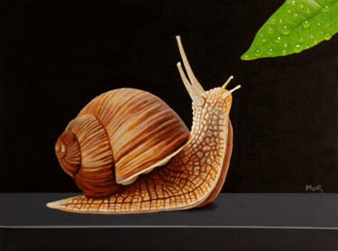 Painting titled "Object of Desire" by Dietrich Moravec, Original Artwork, Acrylic Mounted on Wood Panel