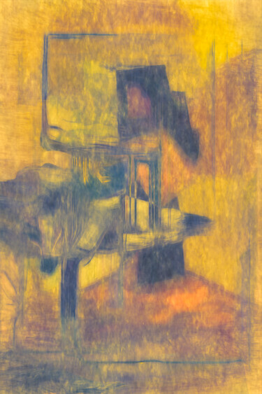 Digital Arts titled "Yellow Day" by Neil Hemsley, Original Artwork, 2D Digital Work