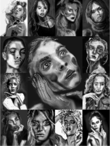 Digital Arts titled "the ocean in your i…" by Zilmari, Original Artwork, Digital Painting