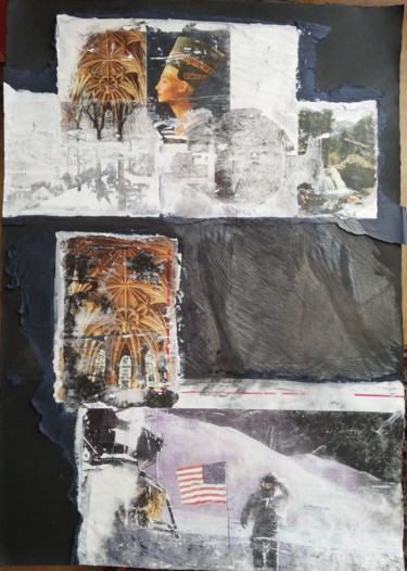 Collages intitulée "Fade of(F) - Travau…" par Baptiste Vanweydeveldt, Œuvre d'art originale, Photo montage