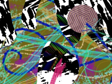 Arte digital titulada "Aggregate" por Mike Williams, Obra de arte original, Trabajo Digital 2D
