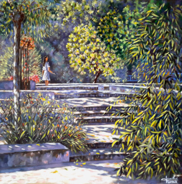 Entre ombre et lumière Peinture intitulée "Entre ombre et lumi…" par Jean-Paul Ramon, Œuvre d'art originale, Huile Monté sur Châssis en bois