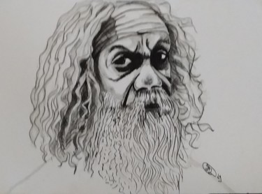 indigène Dessin intitulée "indigène" par Sarah Bouzaglou Boissin, Œuvre d'art originale, Encre