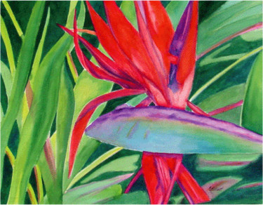 Painting titled "Show Girl" by Marsha Elliott, Original Artwork