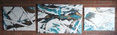 Peinture intitulée "Glisse" par Christophe Gaspard, Œuvre d'art originale, Acrylique