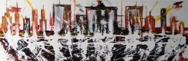 Peinture intitulée "Apocaliptique" par Christophe Gaspard, Œuvre d'art originale, Acrylique