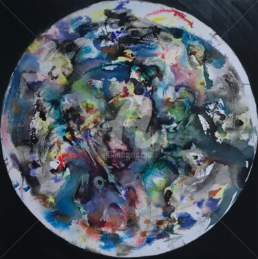 Peinture intitulée "Magic Circle 2" par Sbx, Œuvre d'art originale, Acrylique Monté sur Châssis en bois