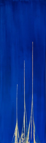 Peinture intitulée "Viaduc de Millau /…" par Jana Kuzmi, Œuvre d'art originale, Acrylique
