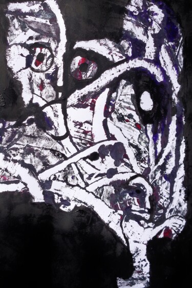 expression Peinture intitulée "expression" par Francisco Mendes, Œuvre d'art originale, Acrylique