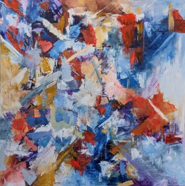 Équité Peinture intitulée "Équité" par Nicole Caron, Œuvre d'art originale, Huile