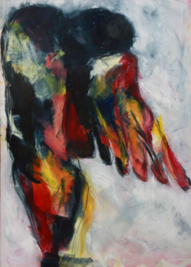 Peinture intitulée "ETUDE & 7" par Dov Melloul, Œuvre d'art originale, Huile