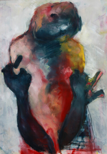 Peinture intitulée "ETUDE & 10" par Dov Melloul, Œuvre d'art originale, Huile