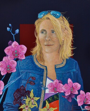 Peinture intitulée "Zaza" par Yann Michael Talvas, Œuvre d'art originale, Acrylique