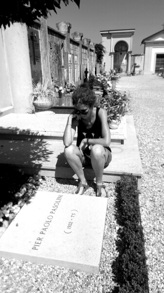 제목이 "Pier Paolo Pasolini"인 사진 Mangani'로, 원작, 디지털